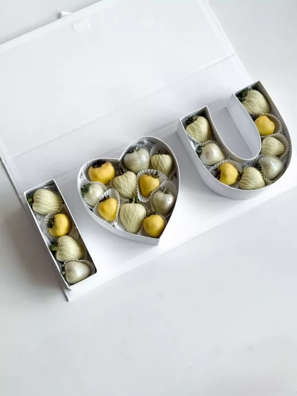 Клубничный бокс «I LOVE U» WHITE, изображение 2